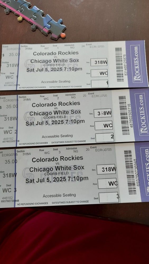 Rockies Tickets.