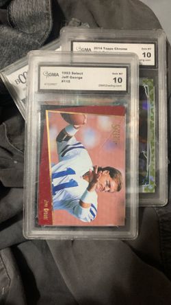 1993 Select Jeff George graded 10