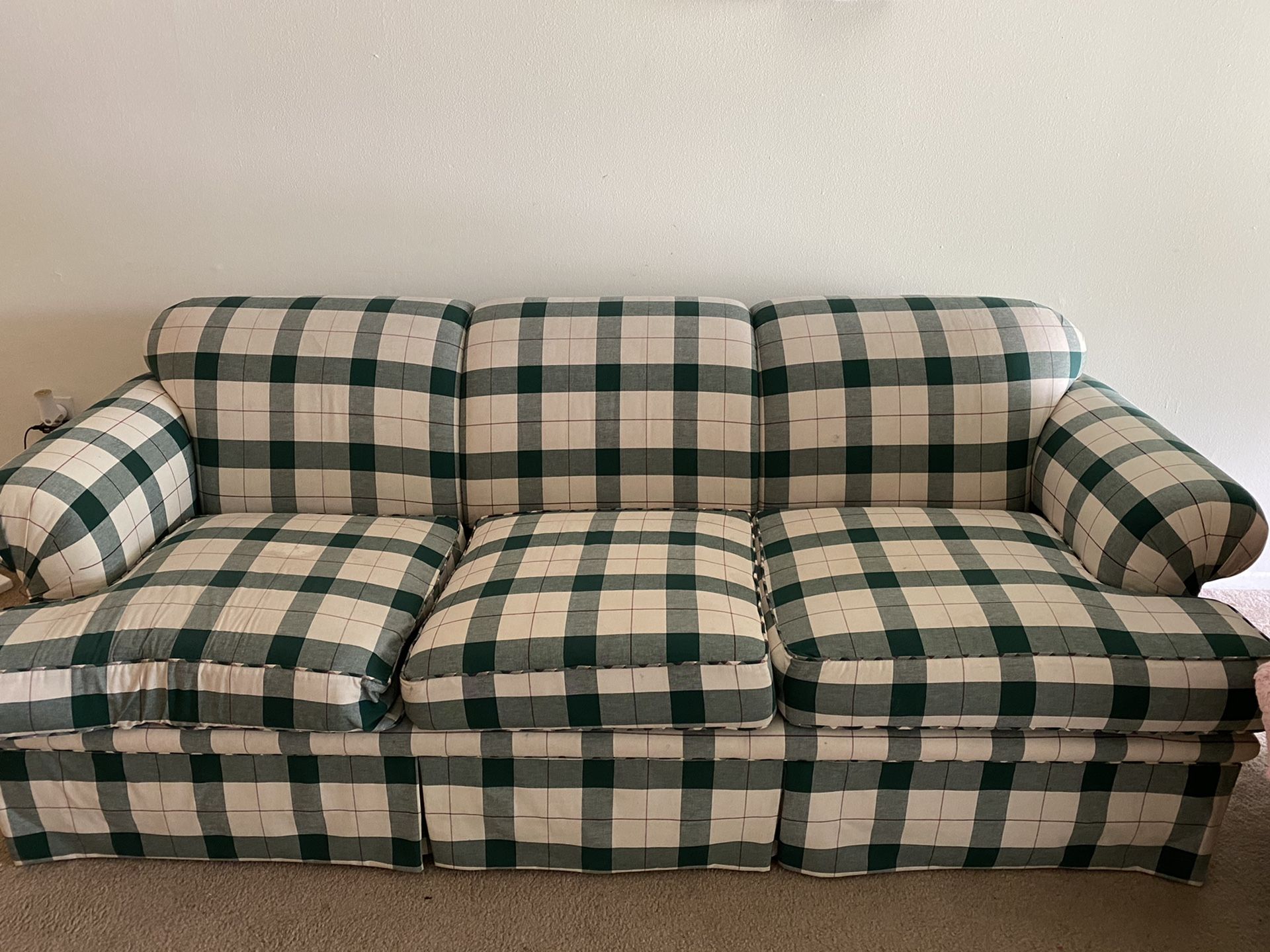 Plaid Couch, gently used