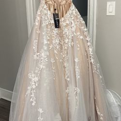 Quinceañera Dress (Ivory Nude) 