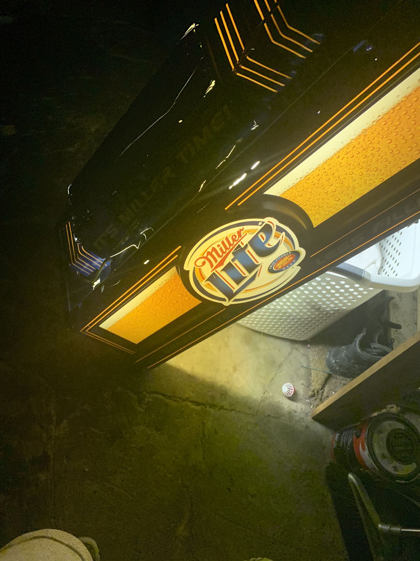 Miller Lite Pool Table Light Fixture