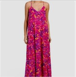 Floral Print Spaghetti Strap Maxi Dress