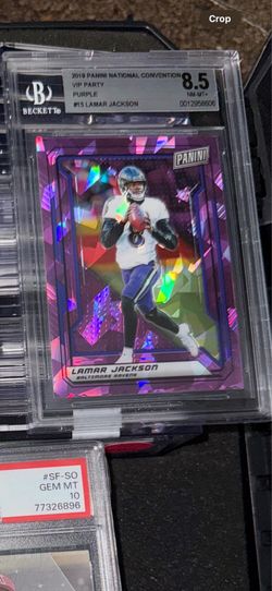 Lamar Jackson  vip purple party rare card