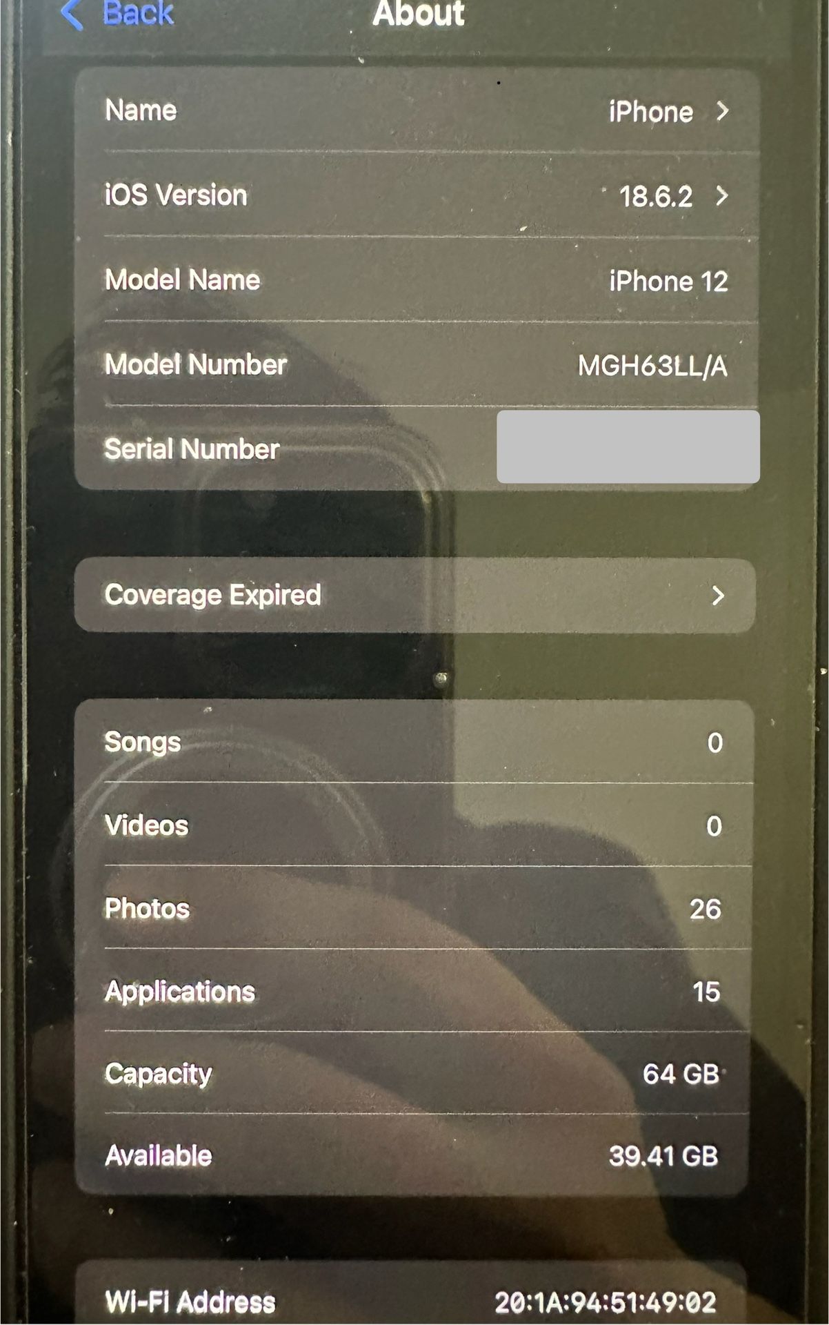iPhone 12 - 64gb Unlocked Black