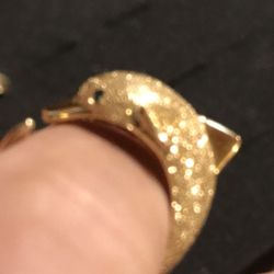 14k dolphin ring New