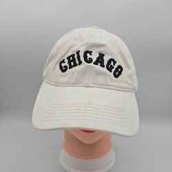 Melonwear CIBC Chicago White Sox White Adjustable Strapback Hat. 11