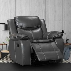 electric Recliner Rocking Chair With 360 Degree Swivel Recliner
