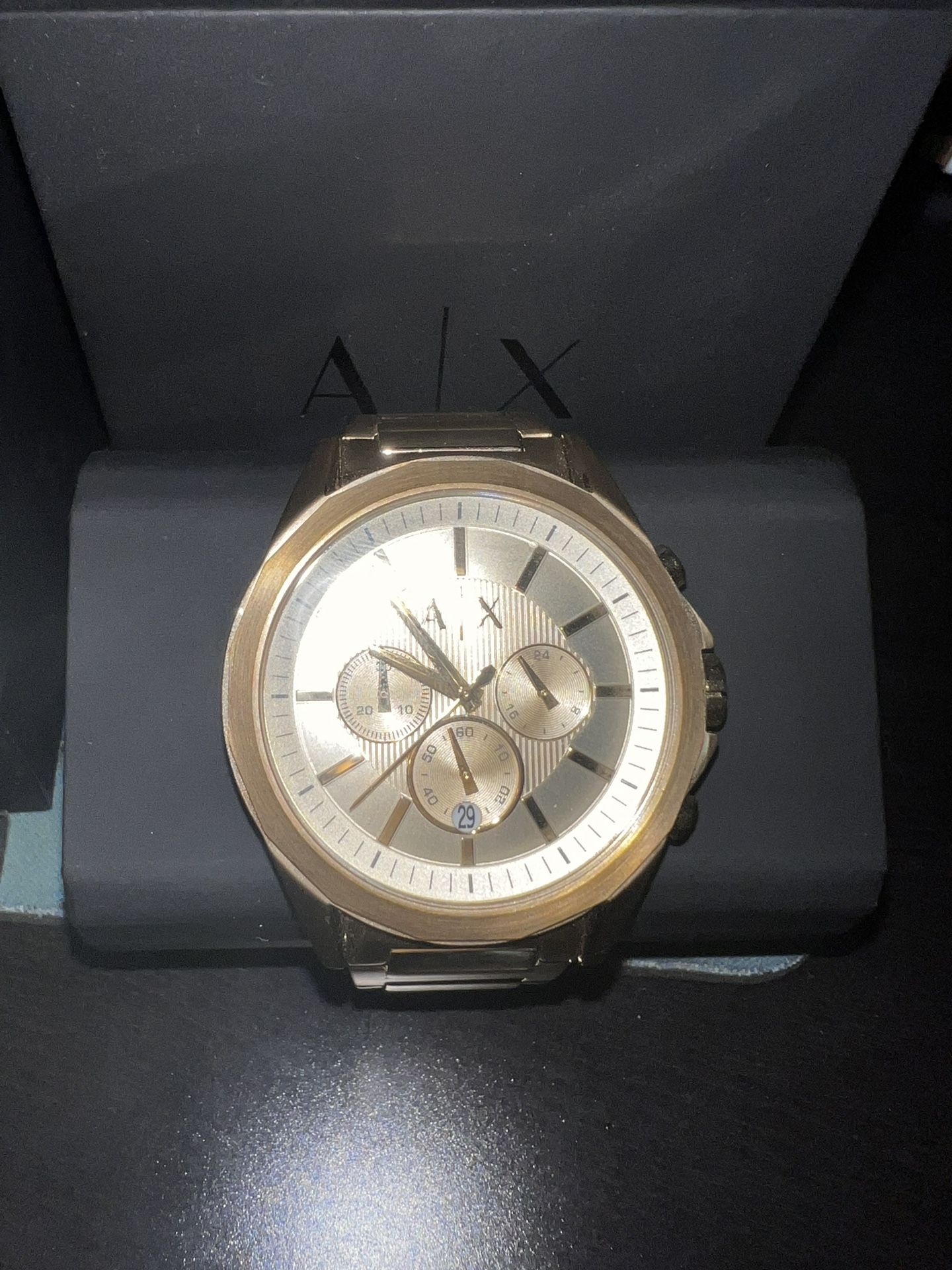 Gold Men’s Armani Exchange Watch