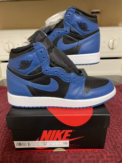 Jordan 1 Retro Marina Blue GS Size 5.5, Womens Size 7