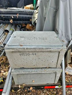 Concrete Lighting Under Ground Pull Boxes
22x16x12