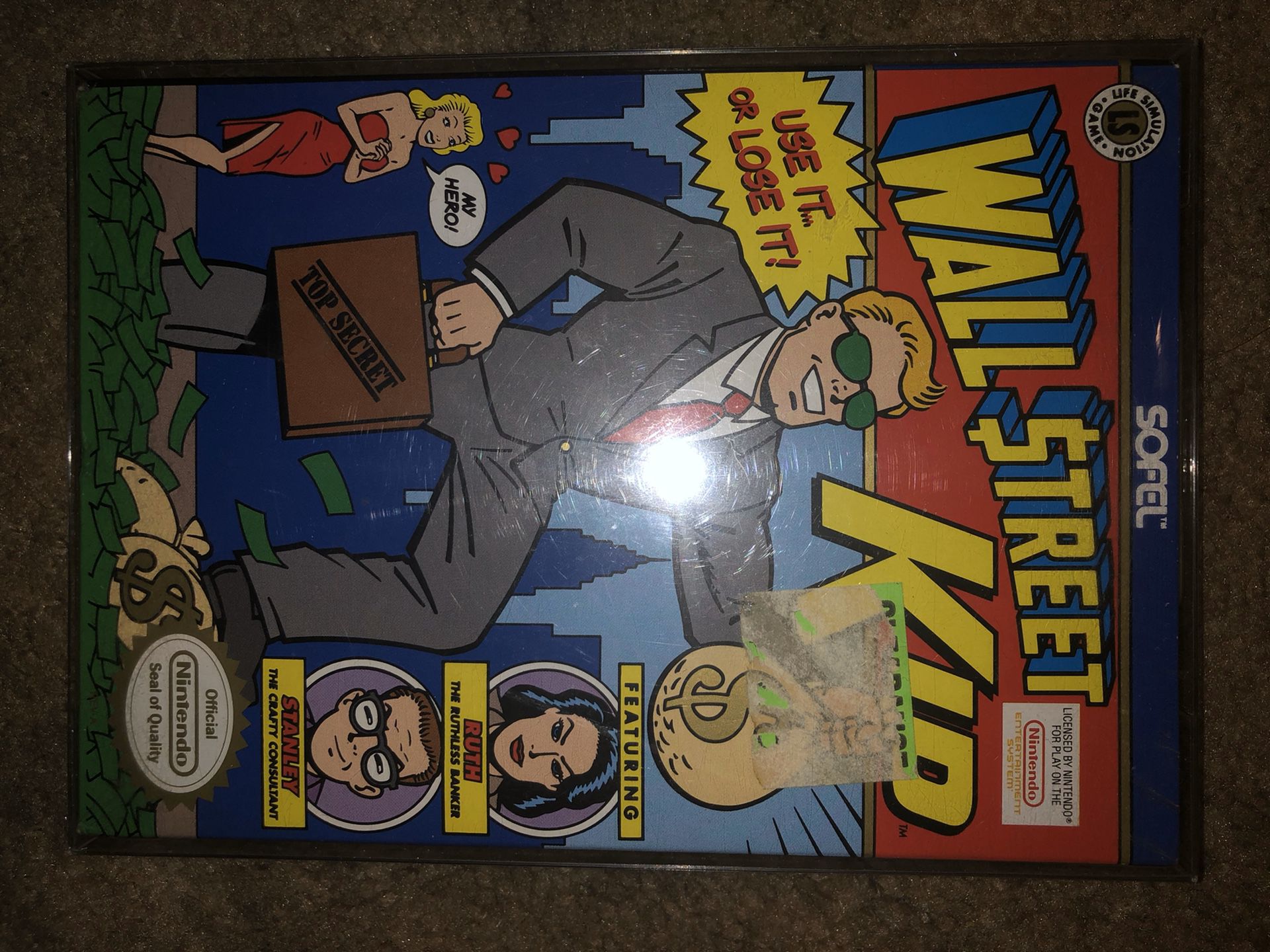 Wall Street Kid NES (sealed)
