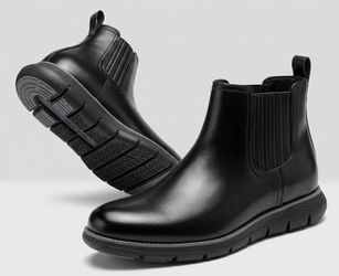 Bruno Marc Men's Lightweight Chelsea Boots - Size 10.5 - Brand New