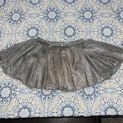 Silver Glittery Tutu Skirt