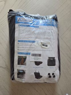 ALLANSING Upgraded 900D Heavy Duty Dog Back Bench Seat Cover, Car Seat Protector