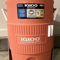 Igloo 5 Gallon Cooler (Orange)