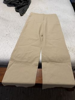Les Copains Beige Cotton Twill Cropped Pants – Brand New with Tags!
