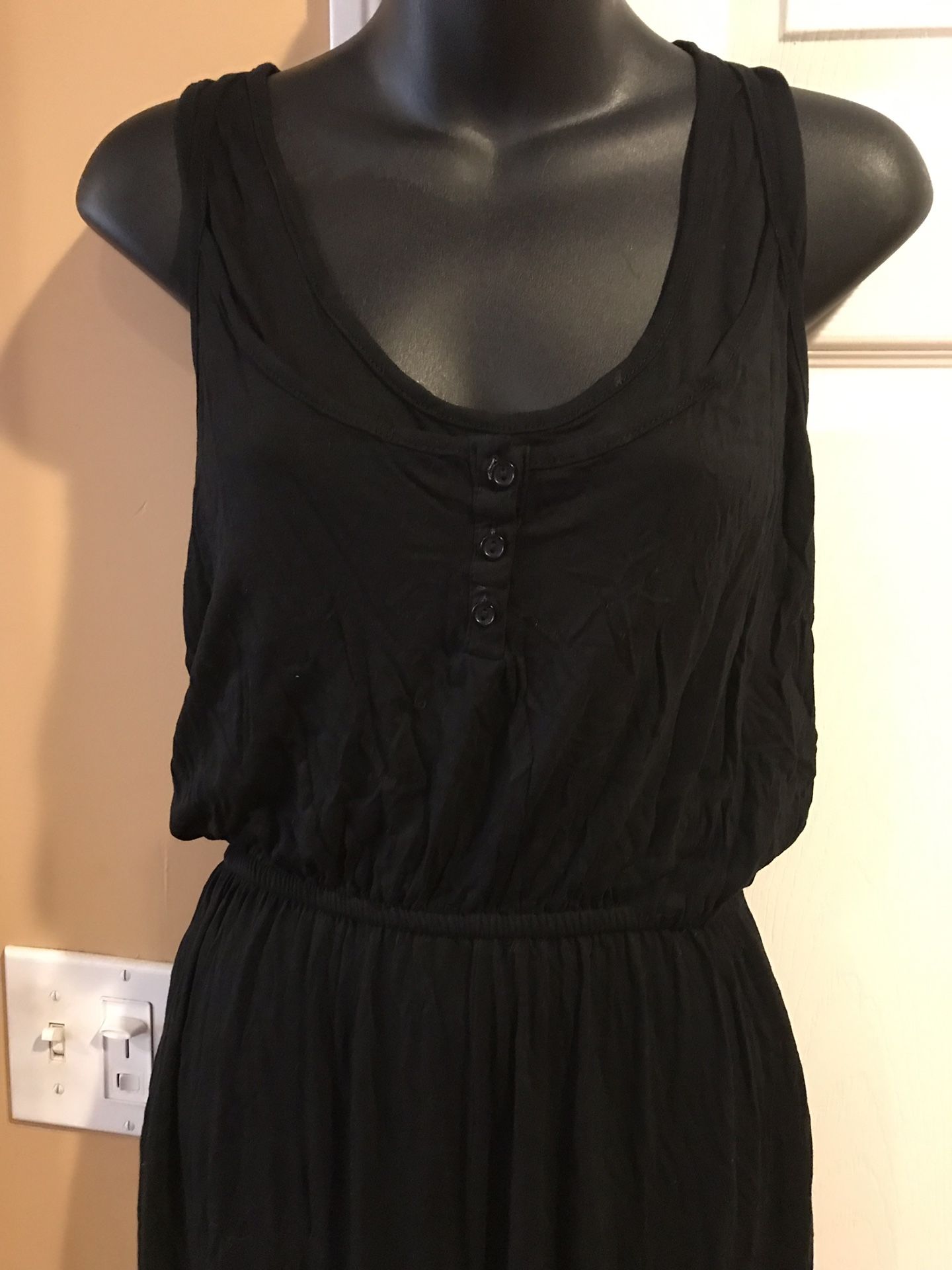 Name brand (BARll) lrayon material relax jumpsuit
