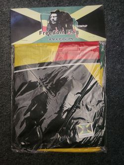 Bob Marley Freedom Flag