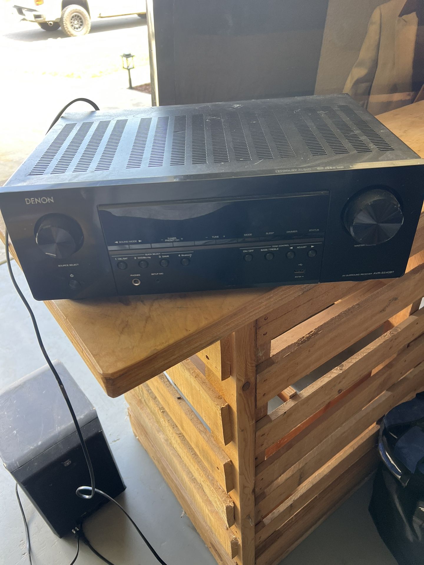 Denon Receiver And Yamah Sub