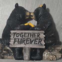 Collectible together forever bear figurine