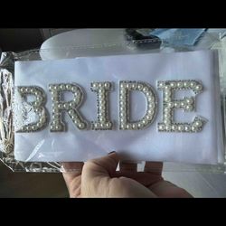 Pearl bride sash 👰🏻‍♀️🥰♥️