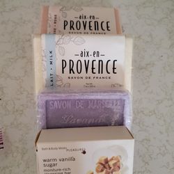 Four New Bars Of Soap