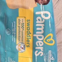Pampers Swaddlers Diapers,  Size 1, 32 Count