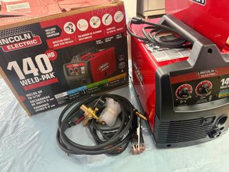 Lincoln Weld-Pak 140 Amp MIG and Flux-Core Wire Feed Welder, 115V, Aluminum Welder  like new