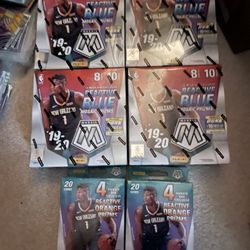 2019-2020 Mosaic Nba Basketball Cards Brand New Sealed 4 X Mega 2 X Hangers Look For Genesis Hot Rookie Class 