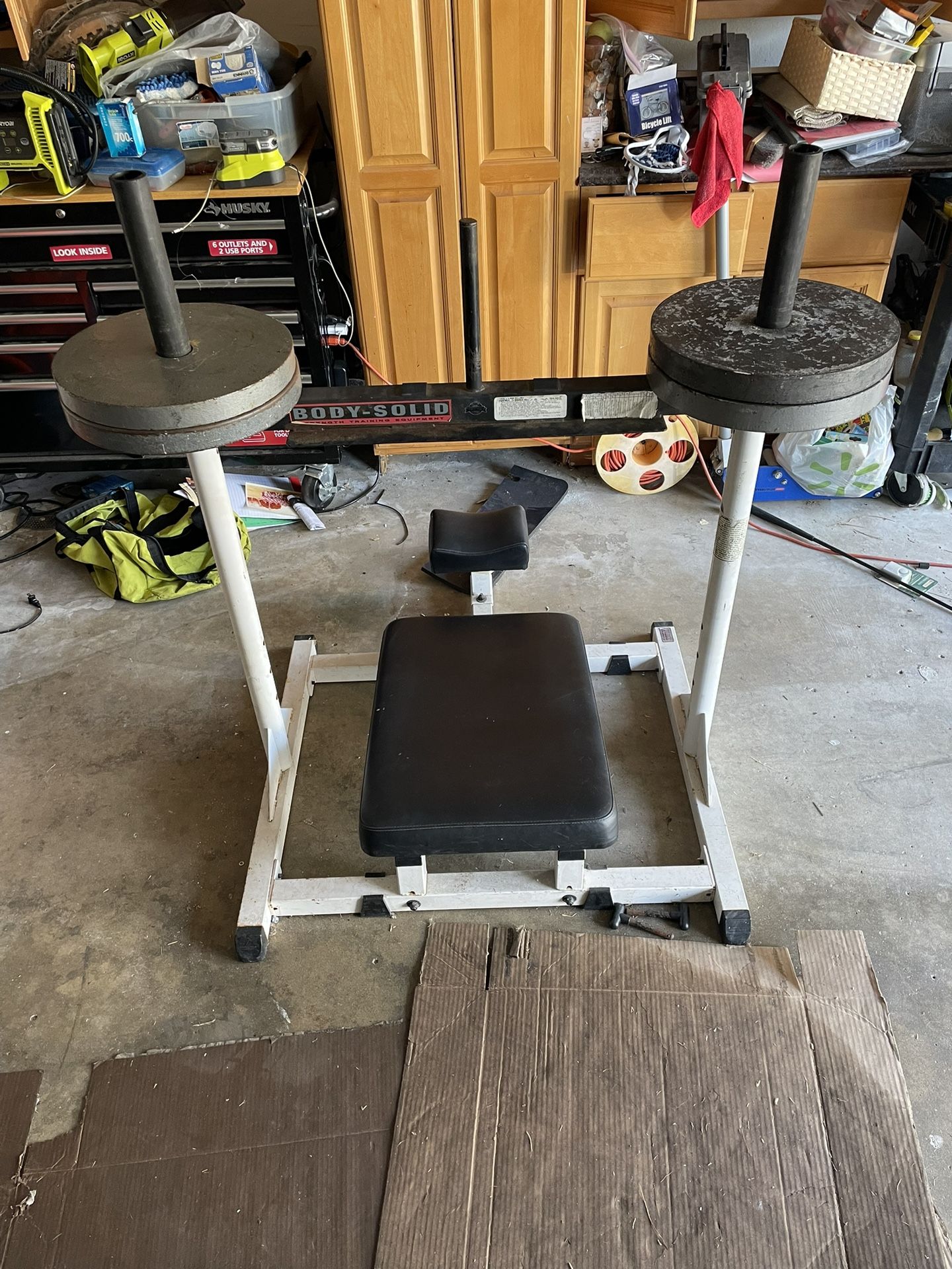 Body Solid leg press 