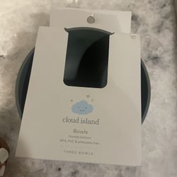 3 Count Dinner Bowls For Toddlers Blue 