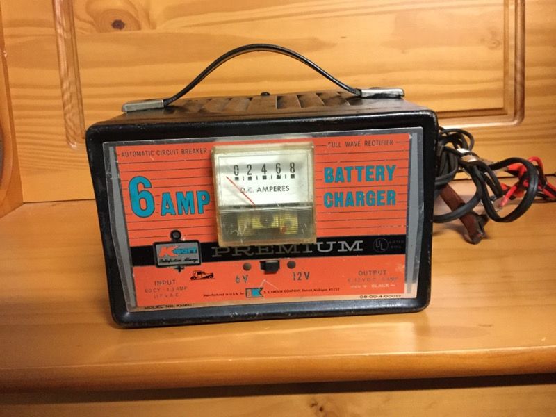 Vintage Kmart 6amp battery charger model no. Km60