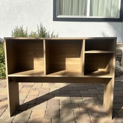  Desktop Bookshelf, Countertop Storage Hutch