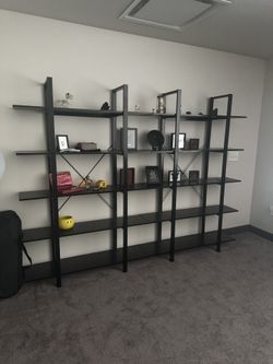 Black Book Shelf Shelving Unit