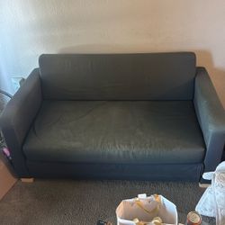 IKEA Blue Sleeper Sofa