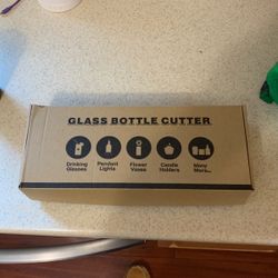 Unopened Glass Bottle Cutter Set