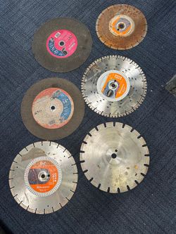 Cocrete cutting blades