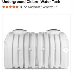 VPC 1200 Gal. White Polyethylene Single Compartment Underground Cistern Water Tank