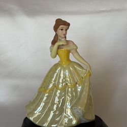 Disney Belle Beauty & the Beast Porcelain Ceramic 6” Collectible Retired Figure
