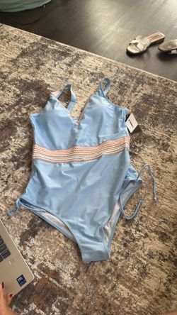 Brand new baby blue bathing suit