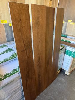 FOREST WOOD luxury vinyl plank flooring with attached IXPE underlayment ( 7.0mm 20mil )