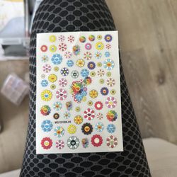 murakami nail stickers