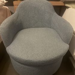 Swivel Accent Chair Round Barrel Chair 