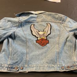 Vintage Levi’s Biker Jacket With Patches