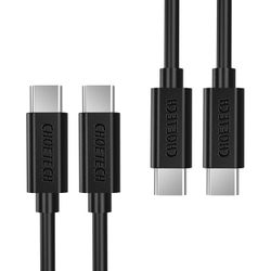 USB C Cable 2Pack Hi-speed USB Type C Fast Charging Cable [3.3ft & 6.6ft] USB-C to USB-C Compatible with Google Pixel 3/Pixel 2/XL, MacBook, Macbook