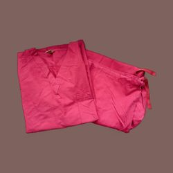 Fashionseal healthcare burgundy unisex scrubs set size M