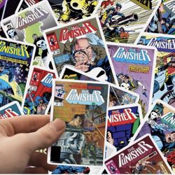 Punisher Comic Book Stickers 40 Piece