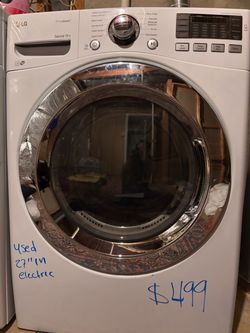 LG White Washer and Dryer set in good Condition