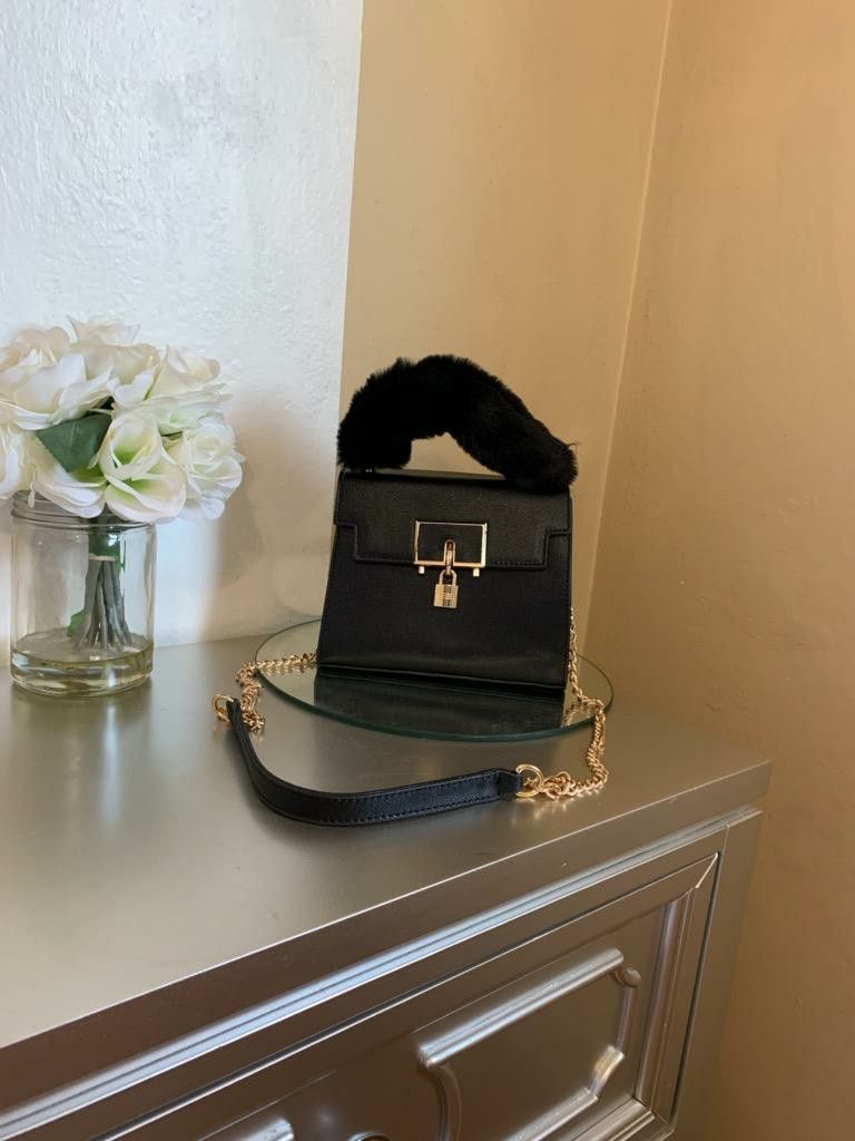 Womens purses New Fur Lock bag