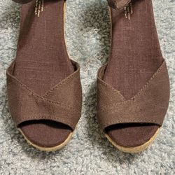Brand New TOMS Wedge Sandals 
